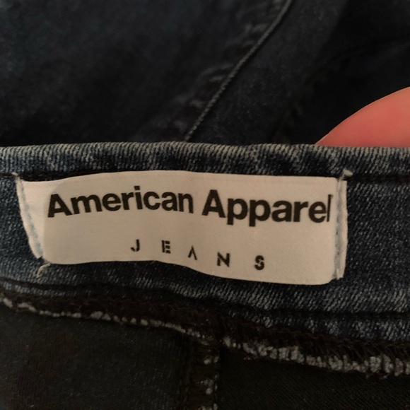 American Apparel EASY High Wasted Skinny Jeans - Picture 5 of 7